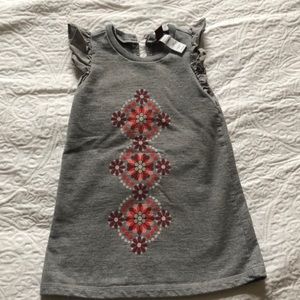 Ruffle sleeve Tea dress